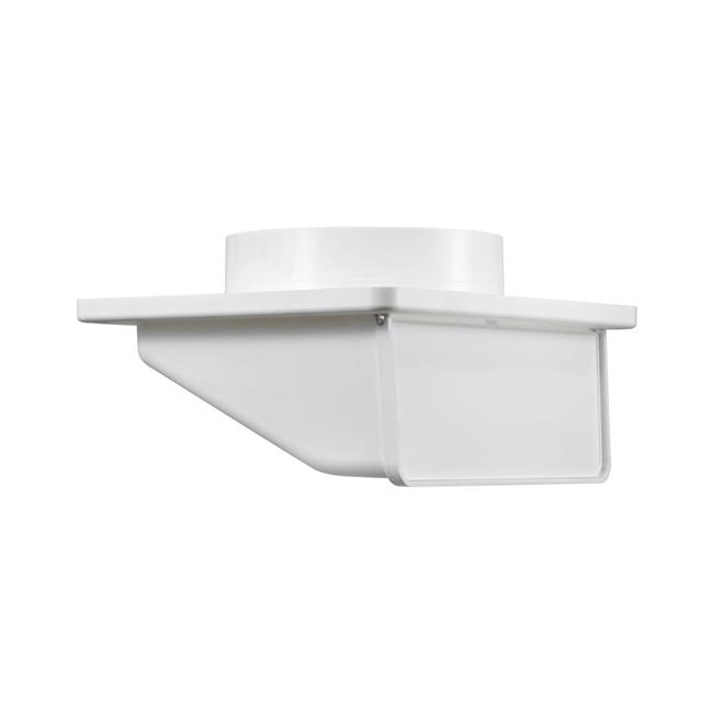 Lambro Industries 6 in. Damper Exhaust Soffit Bath Fan Vent