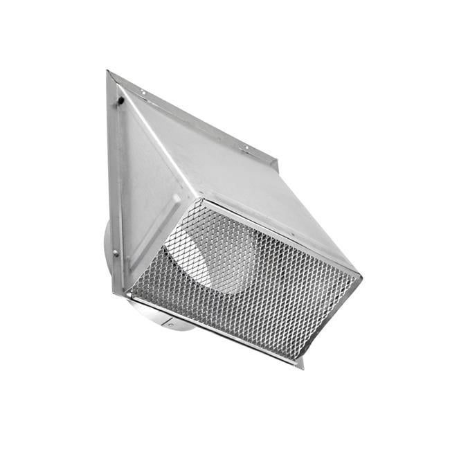 Lambro Industries 8 in. Aluminum Fresh Air Wall Intake Vent Screen with