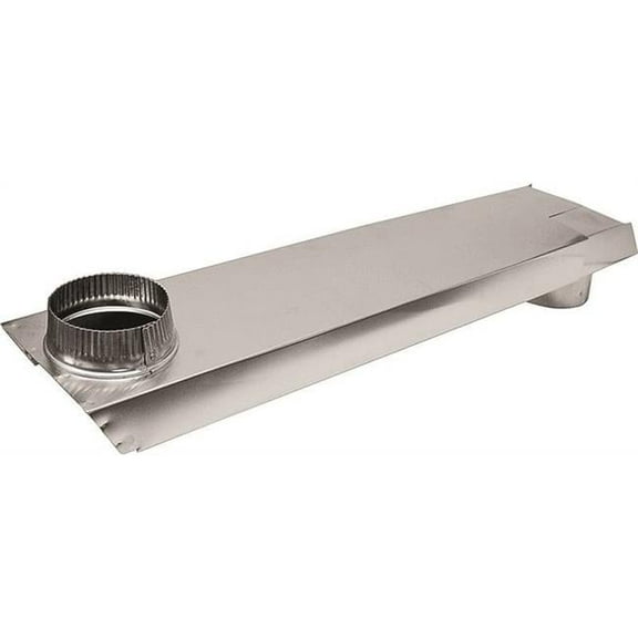 Lambro Industries  Aluminum Rectangular Dryer Vent Duct 90 deg 6 x 2 in.