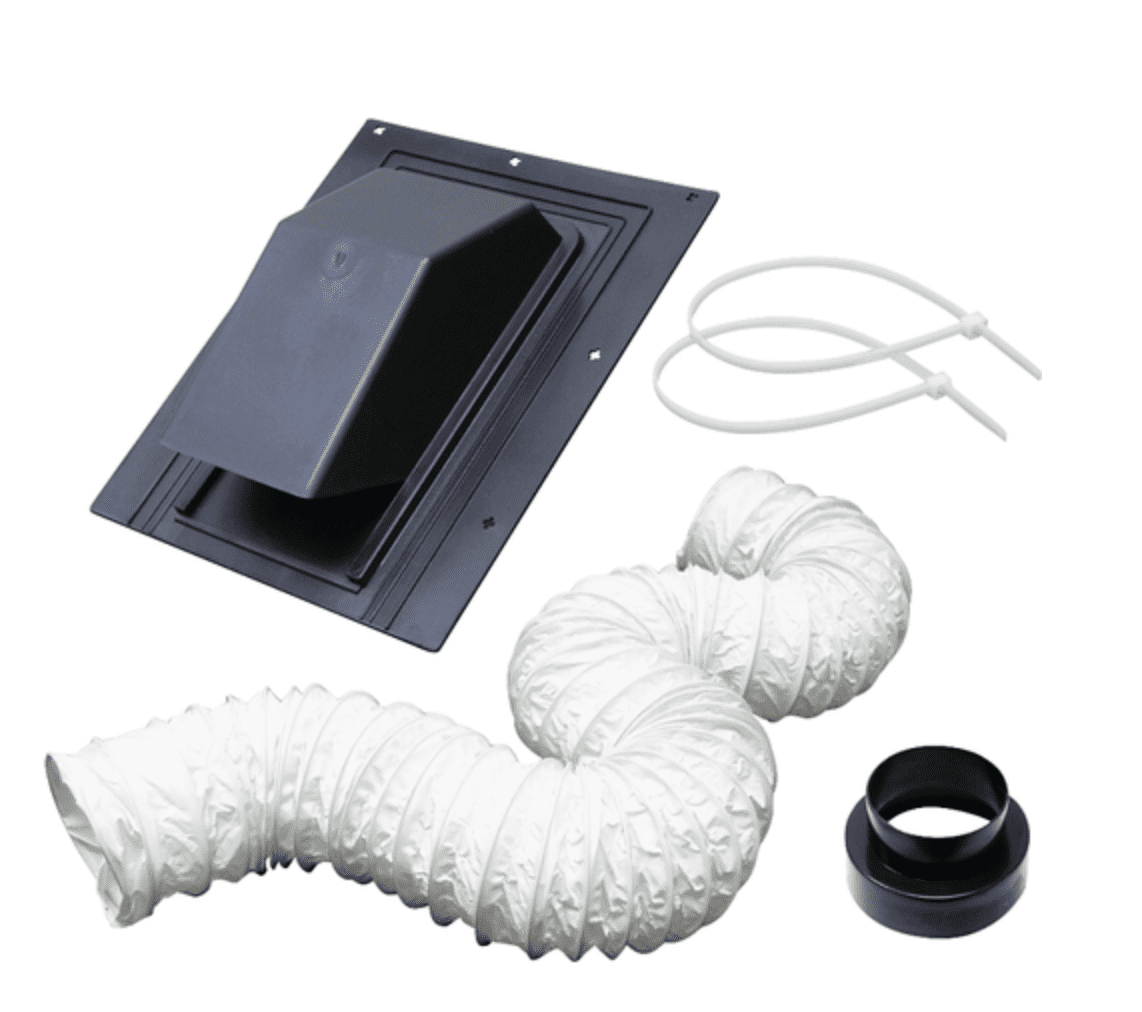 Lambro Industries Vent Fan Kit Bathroom 4Inx8Ft 402 - Walmart.com