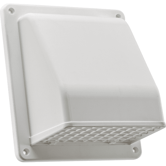 Lambro Plastic Kitchen Wall Vent Cap - Pack of 4  Residential Use, Standard Application