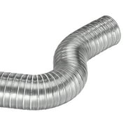 Lambro Silver 8 7" Diameter Flexible Semi-Rigid Aluminum Duct 308 LAO308