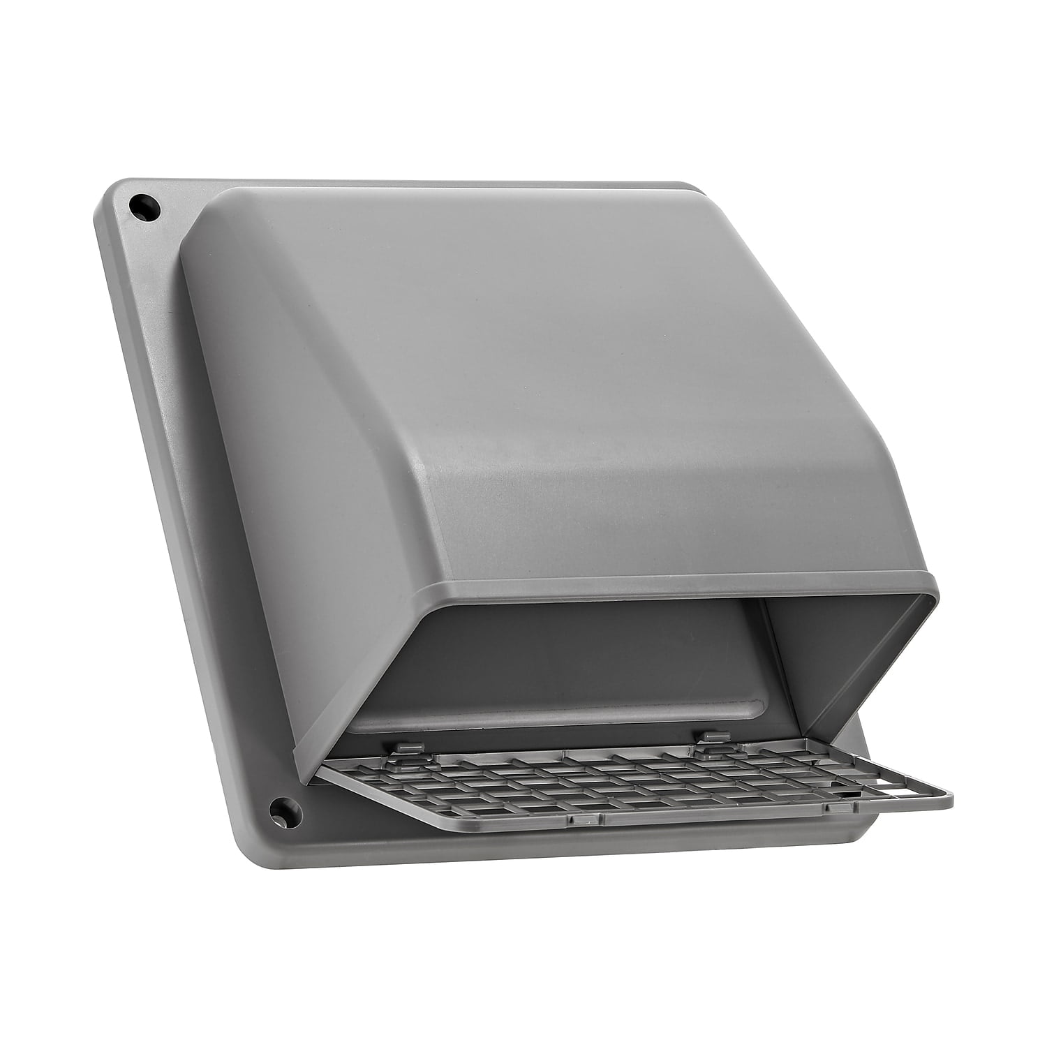 Lambro W/Damper 351G/351GR 6-Inch Plastic Wall Cap, 1 Count (Pack of 1), Gray