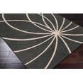 thumbnail image 1 of Lambrook Contemporary Area Rug - Ivory, Charcoal - 8' Square, 1 of 13
