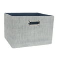 thumbnail image 1 of Lambs & Ivy Blue Foldable/Collapsible Storage Bin/Basket Organizer with Handles, 1 of 4