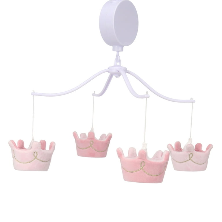 Pink princess cheap crib