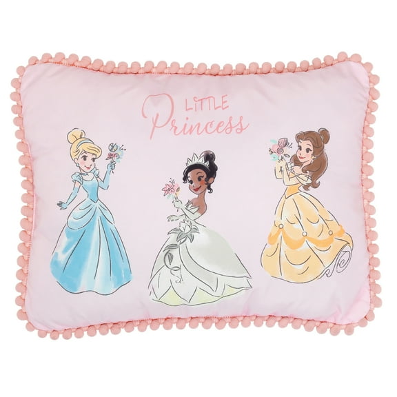 Lambs & Ivy Disney Princesses Pink Decorative Baby/Nursery Throw Pillow