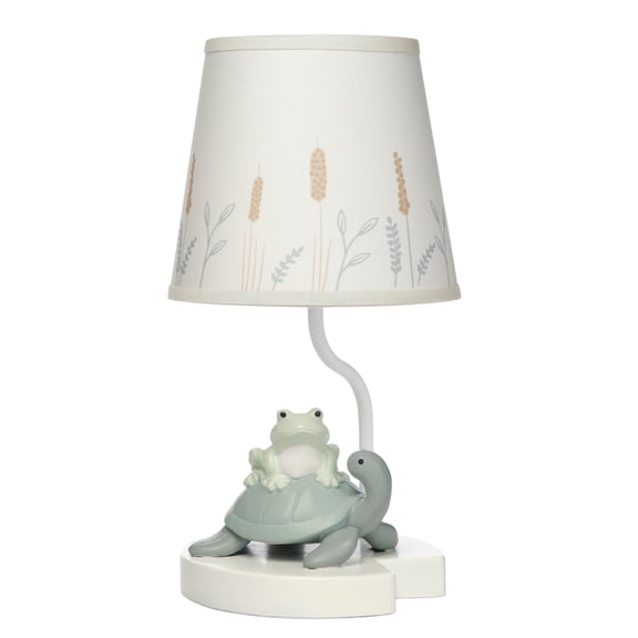 Lambs & Ivy Froggy & Friends 3-D Hand-Painted Nursery Lamp with Shade