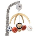 thumbnail image 1 of Lambs & Ivy Hall of Fame Lion/Sports Balls Musical Baby Crib Mobile Soother Toy, 1 of 6