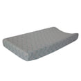 thumbnail image 1 of Lambs & Ivy Happi by Dena™ Night Owl Blue/Gray Chevron Baby Changing Pad Cover, 1 of 2