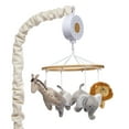 thumbnail image 1 of Lambs & Ivy Jungle Adventure Elephant/Lion Musical Baby Crib Mobile Soother Toy, 1 of 7