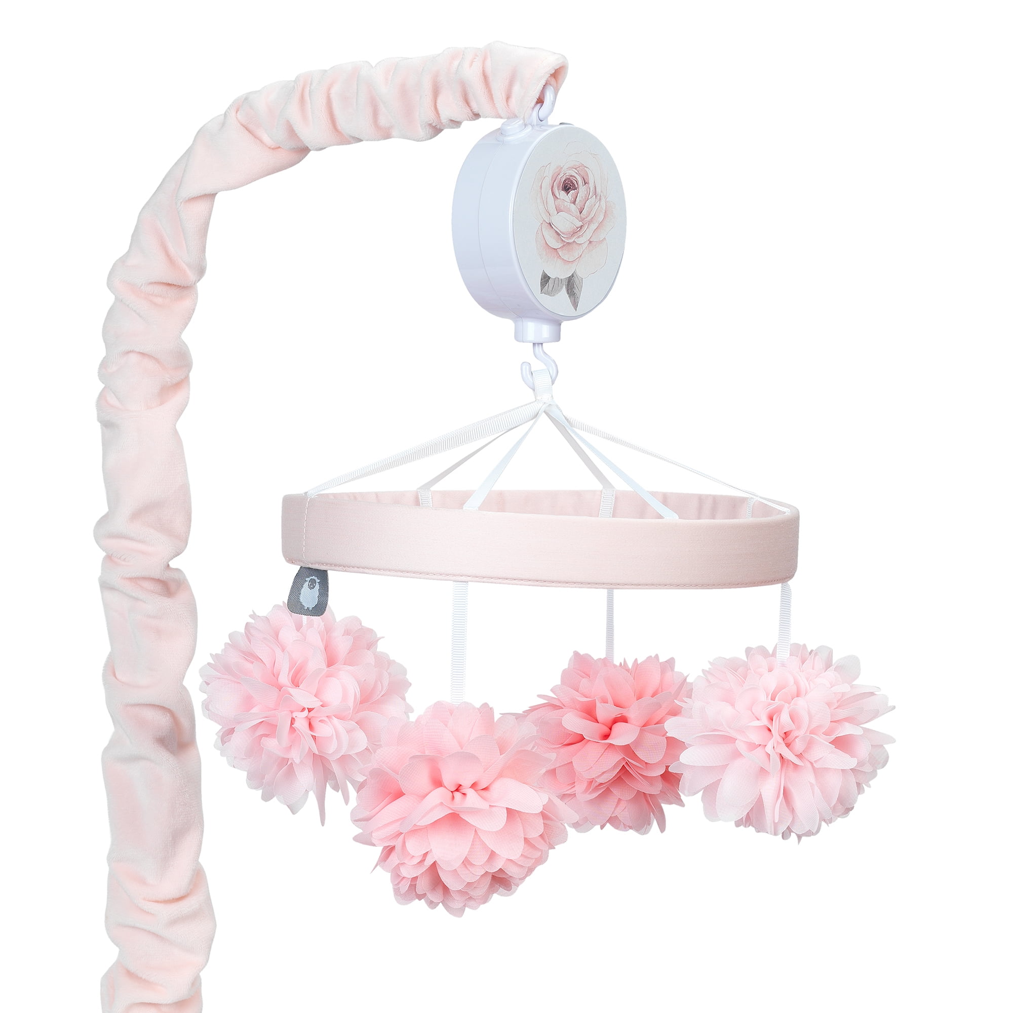 Baby's mobile - Pink and White - The Blooming Design