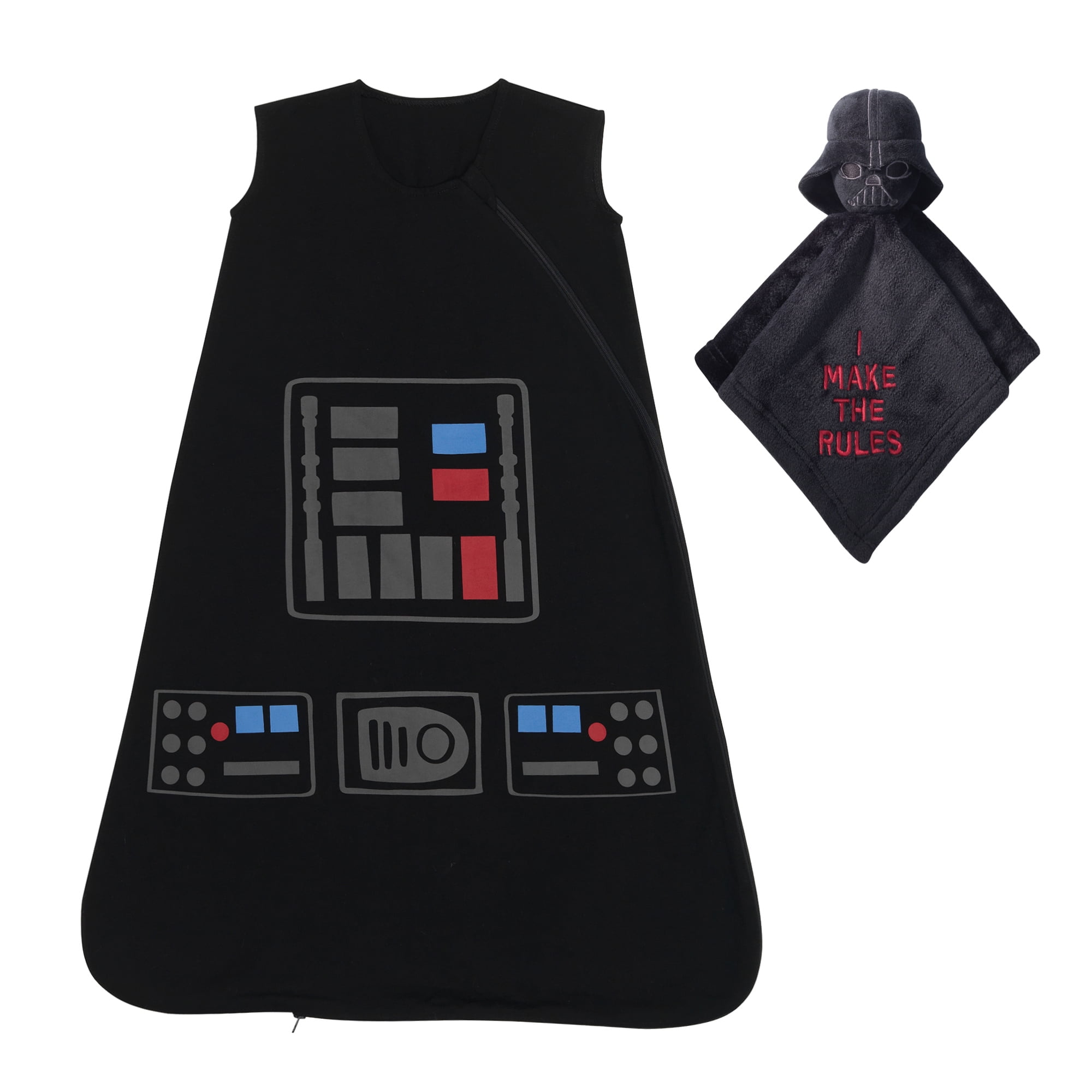 Lambs Ivy Star Wars Darth Vader Wearable Blanket Lovey Baby