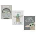 thumbnail image 1 of Lambs & Ivy Star Wars The Child/Baby Yoda Unframed Nursery Wall Art Decor 3pc, 1 of 4