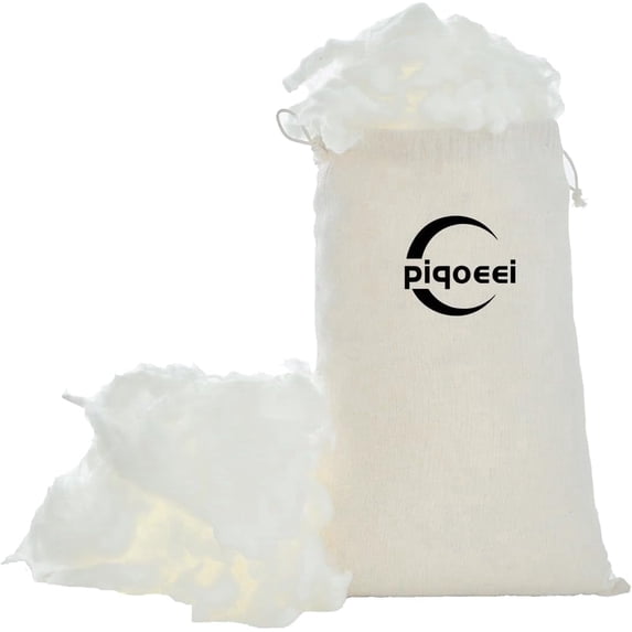 Lambs Wool Stuffing Super Clean Fine Wool for Felting Filler Roving Mercerized Wool for Crafts Needle Cushions Pillow Knitted Stuffed Toys Animals Blending and Dryer Balls, Natural White