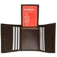 thumbnail image 1 of Lambskin Leather Superb Quality Mens ID Card Credit Card Trifold Wallet 3455, 1 of 25