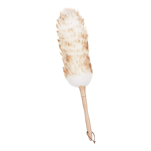 Lambswool Duster For Screens, With Leather Hanging Strap And High-density Wool Super Soft Brush (24.4 Inch Long)