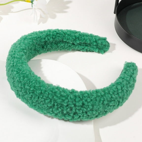 Lambswool Headband Knotted Headband Hair Accessories Wash Headband Carry Head Hair Women Mens Head Sweat Band Head Bands Hair Running Headband Men Hair Hoop Hair Band Wire Metal Hair Bands 90's