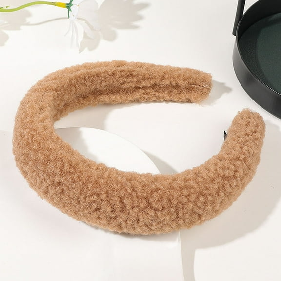 Lambswool Headband Knotted Headband Hair Accessories Wash Headband Carry Head Hair Women Mens Head Sweat Band Head Bands Hair Running Headband Men Hair Hoop Hair Band Wire Metal Hair Bands 90's
