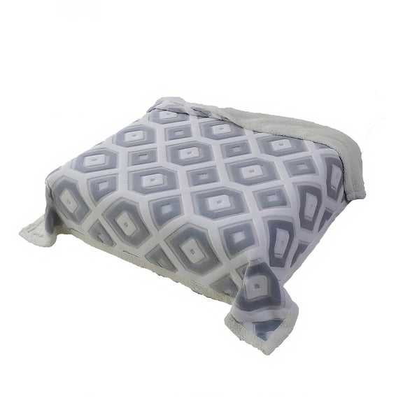 Lambswool Throw Blanket Double Layer Heavyweight 59x79in Sofa Bed Cover Washable All-Season Plush Fleece Quilt Washable Plush Blanket