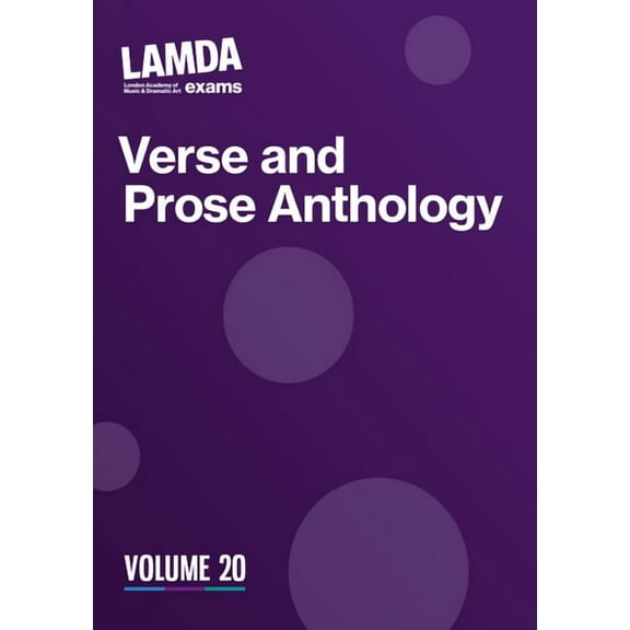 Lamda Verse and Prose Anthology: Volume 20, (Paperback)