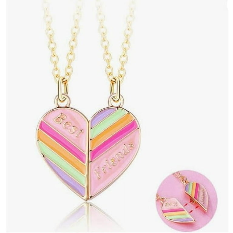 Best Friend Necklace Magnet BFF Necklace Set For Girls