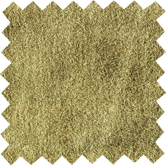 Lame Power Metallic Foil Knit Fabric - Stretch Shiny Sewing Fabric (GOLD, 1.5"x1.5"SampleOfFabric)