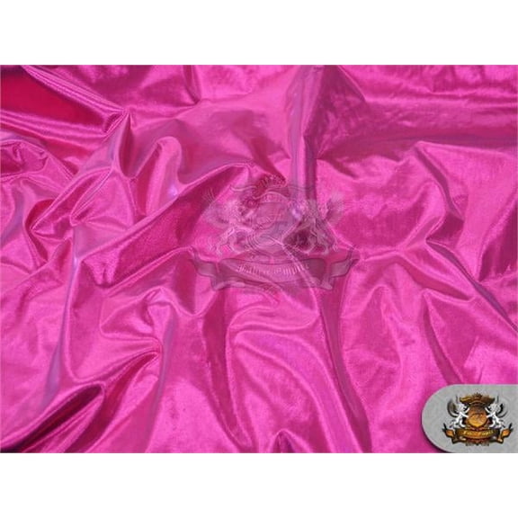 Lame Tissue Solid Fabric HOT PINK / 45" Wide / Sold by the yard