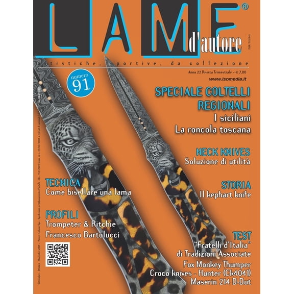 Lame d'Autore - Edizione Italiana: Lame d'autore n. 91 : artistiche, sportive, da collezione (Series #91) (Paperback)