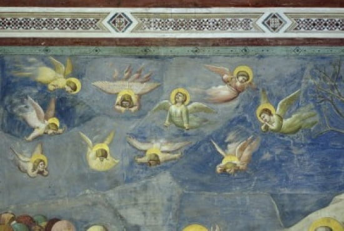 The Lamentation (Detail) Giotto di Bondone (c 1266-1337 Florentine) Fresco Arena Chapel Cappella degli Scrovegni Padua Canvas Art - Giotto di Bondone (18 x 24)
