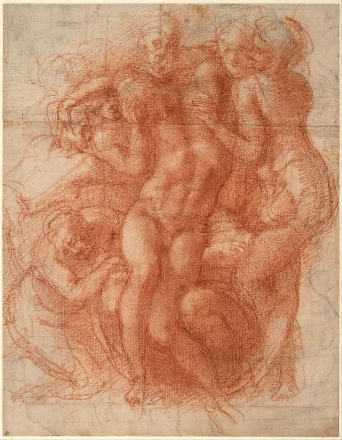 Lamentation (Recto ) Canvas Art - Michelangelo Buonarroti (18 x 24)