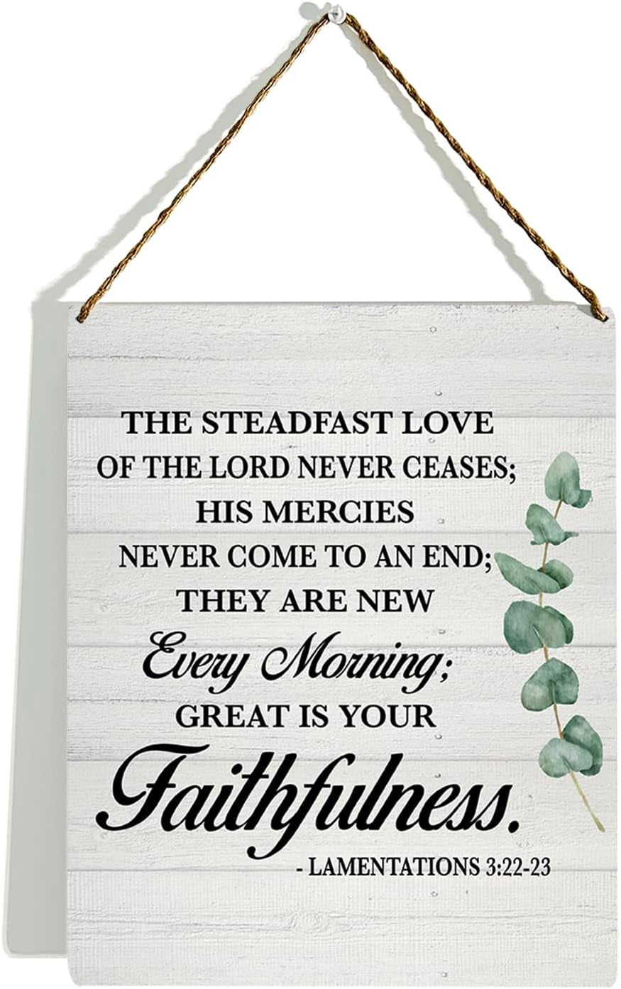 Lamentations 322 23 Great Is Your Faithfulness Bible Verse Wall Art Lamentations 322 23 Great Is Your Faithfulness Bible Verse Wall Art
