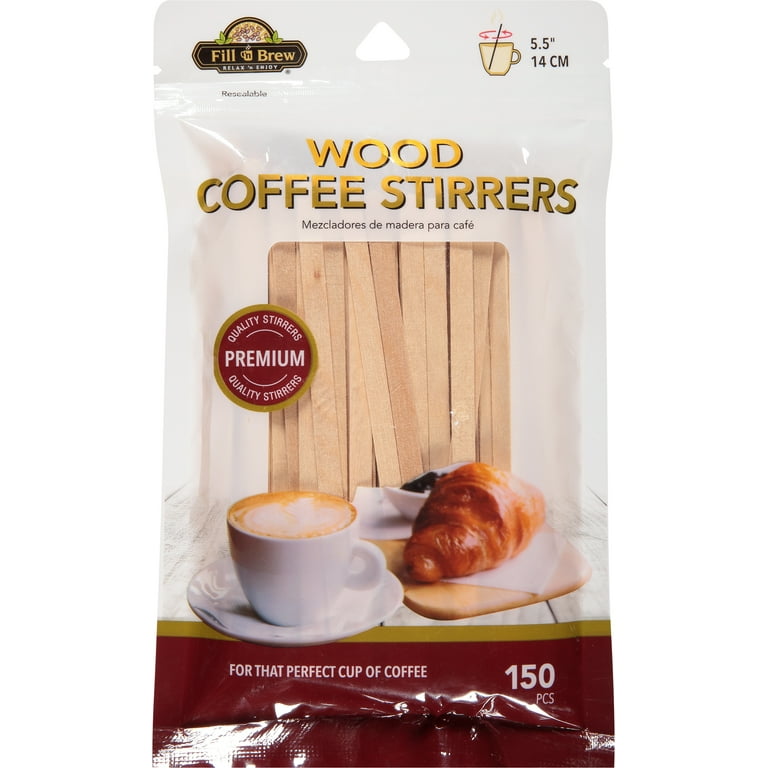 Lami Products Wood Coffee Stirrers, 150 Count