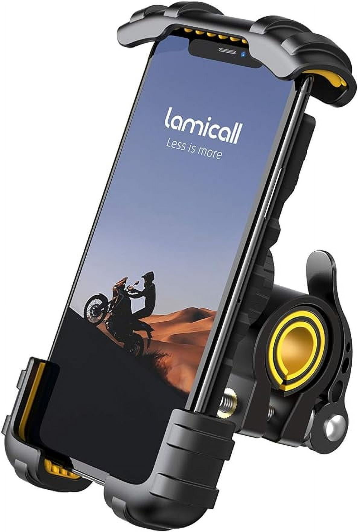 Phone Holder For Bike Lamicall All Metal Motorcycle Phone Mount