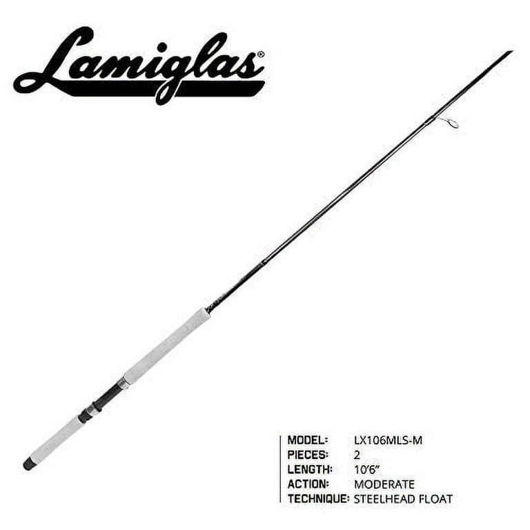Lamiglas - X-11 Great Lakes Series, Michigan Style Handle LX106MLS-M |  10'6 2 PC. Fishing Rod, 6-10 lb Medium Light Salmon & Steelhead Spinning  Rod