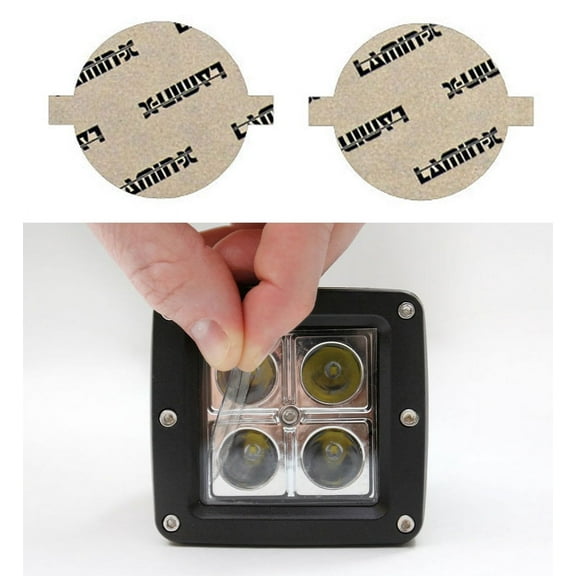 Lamin-x 2.5" Clear Round Light Covers