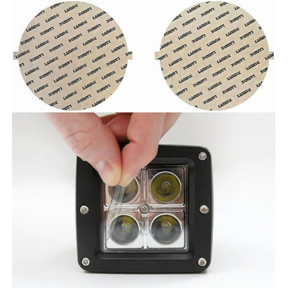 Lamin-x 6.25" Clear Round Light Covers
