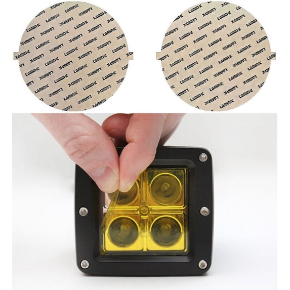 Lamin-x 6.75" Yellow Round Light Covers