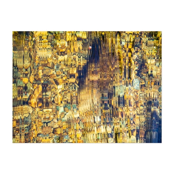 Laminar Flow (II) - Photography Abstract Geometric Modern Art Water Psychedelic Pattern Surrealism Unframed Wall Art Print 36 x 48 inches
