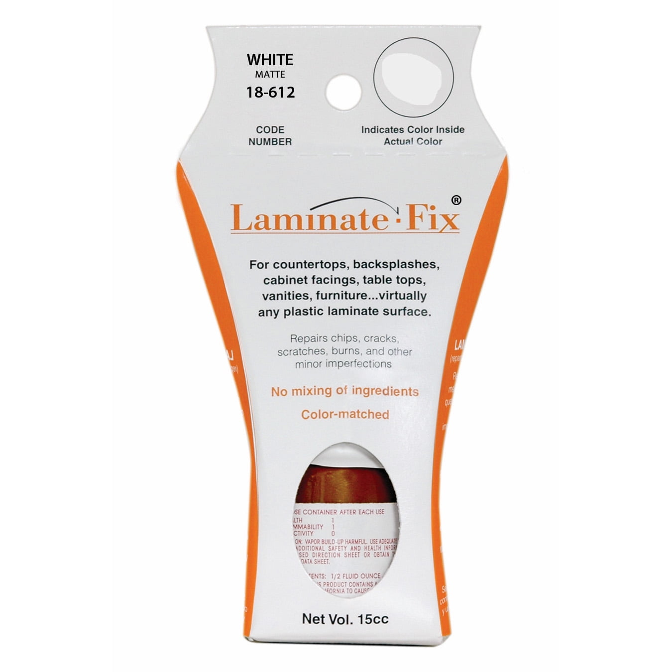 Laminate Fix Matte Finish Touch up Repair Glaze - White - 18612