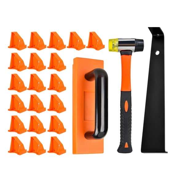 Laminate Flooring Installation Kits Tapping Block Wide Heavy Duty Pull Rod Reinforced Double Faced Mallets