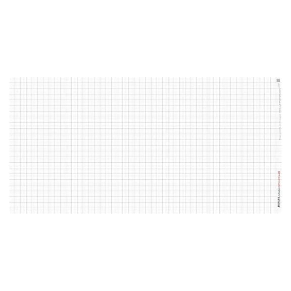 - Laminated - 24" x " - Extra Large Graph Paper 1" and 1/4" Ruled (GP4-24x48)