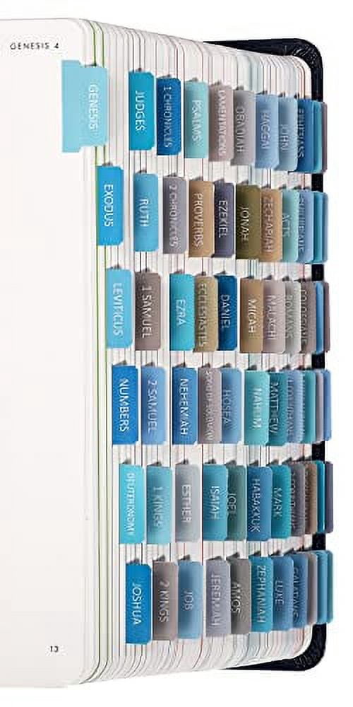 Laminated Bible Tabs for Men and Women (Large Print, Easy to Read
