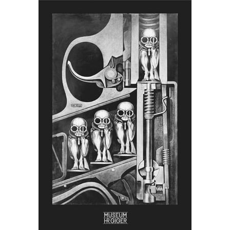 Laminated Birthmachine By H. R. Giger Poster 24.5 x 36.5