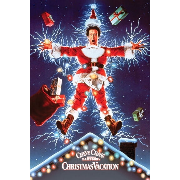 Laminated Christmas Vacation Classic Holiday Movie Poster Print 24.5 x36.5 inches