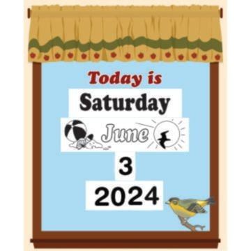 Laminated Daily Calendar