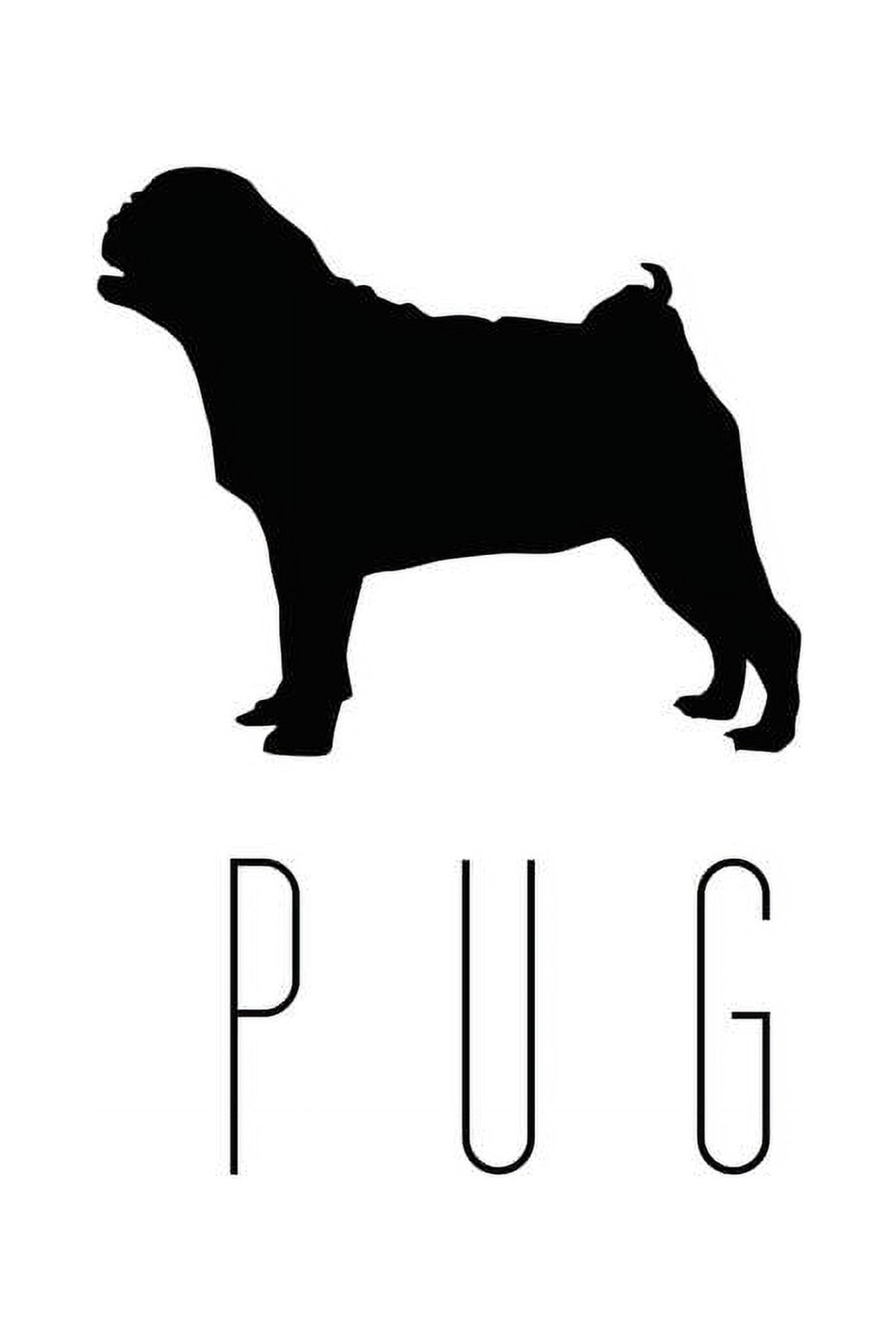 Laminated Dogs Pug White Dog Posters For Wall Funny Dog Wall Art Dog Wall Decor Dog Posters For