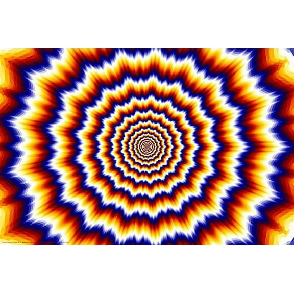 Laminated Fractal Explosion Poster Print - 24x36