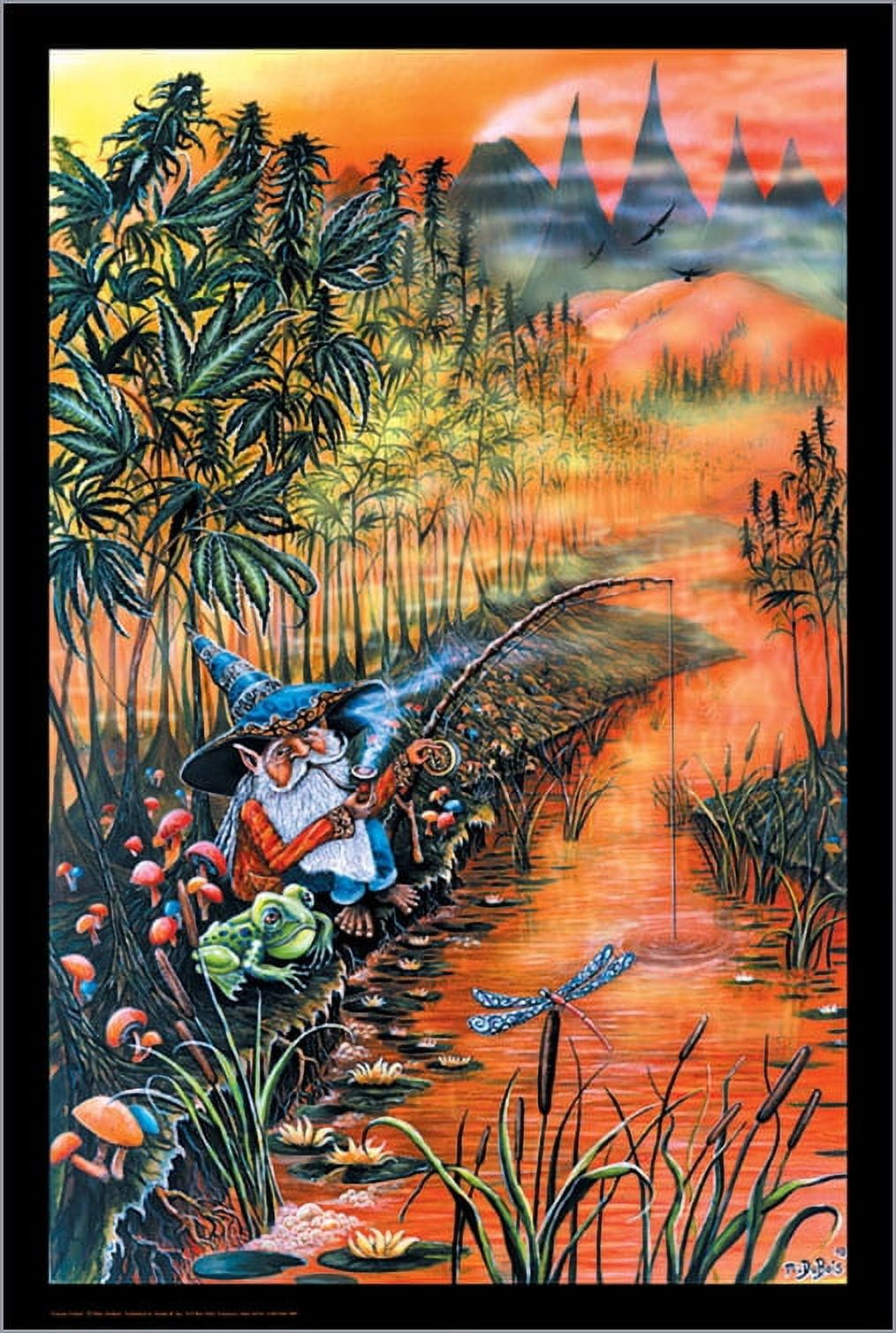Studio B Yellow Submarine Blacklight Poster 32.5x22.5 Laminated Beatles Art