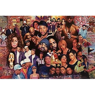 Rap Gods (Rapper Collage) Music Poster Print' Poster